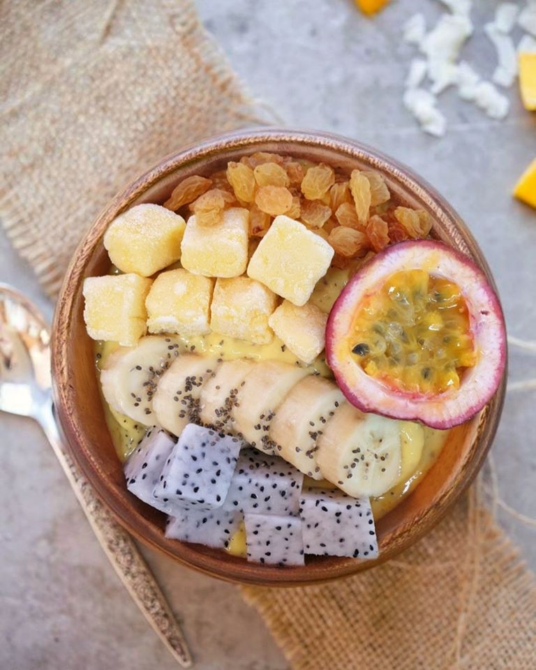  ชื่อเครื่องดื่ม Passionfruit mango smoothie